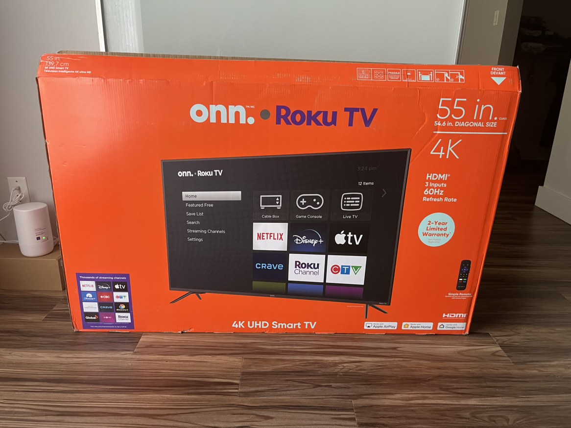 Onn Roku TV 55” - photo 2