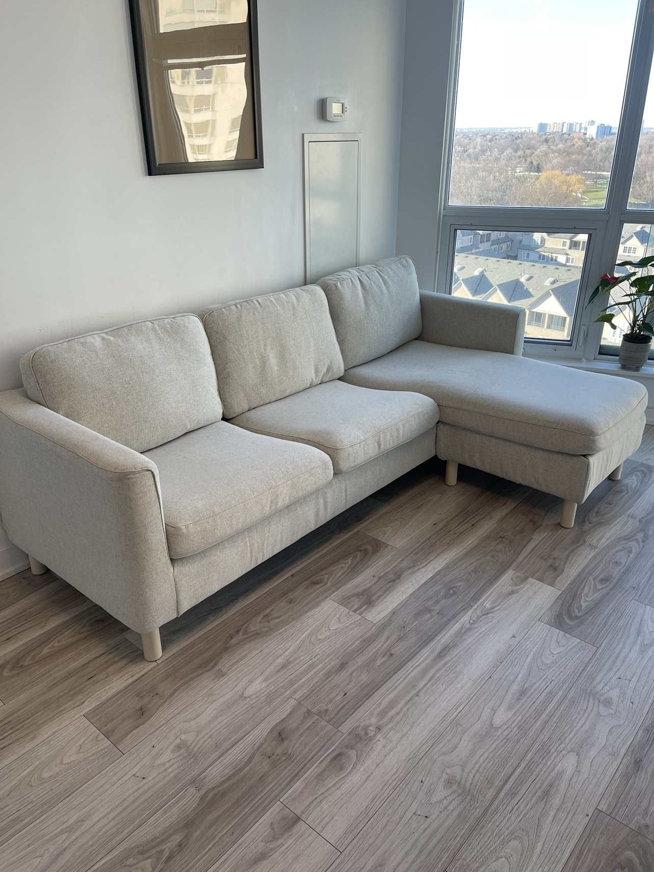 L shaped sofa