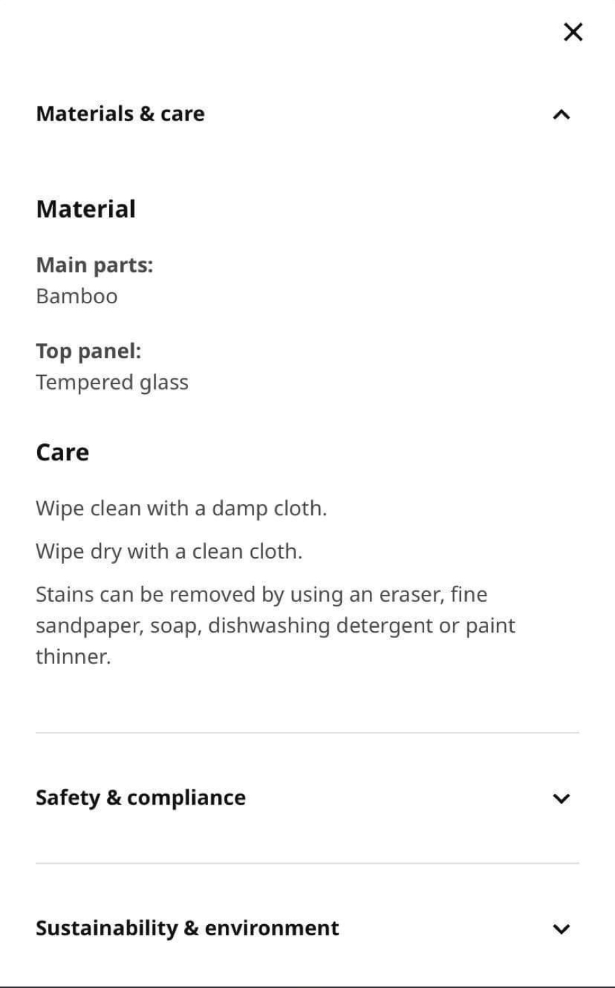 🧡IKEA bamboo nightstand (x2) - photo 3