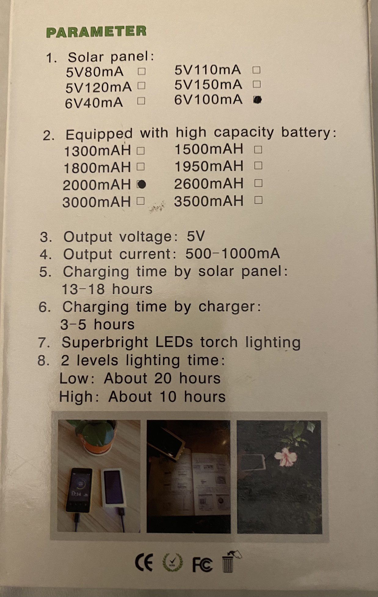 Solar Charger for Mobile Phone, IPHONE, PDA, MP3, MP4 - photo 3