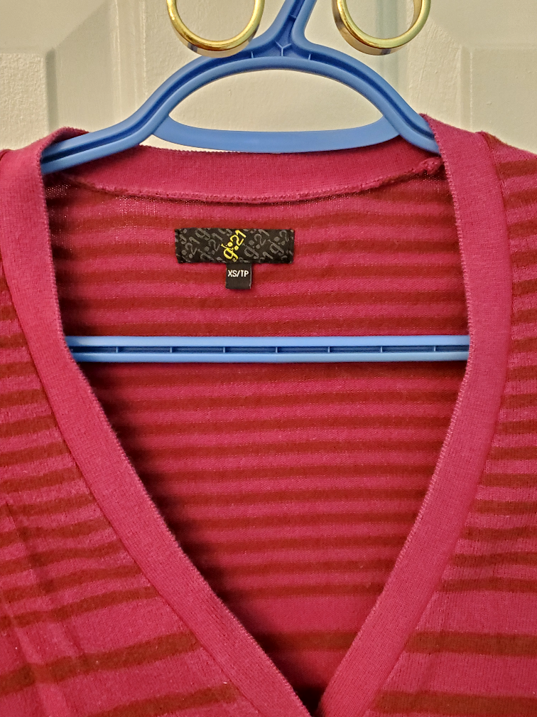 women button cardigan pink xs - photo 2