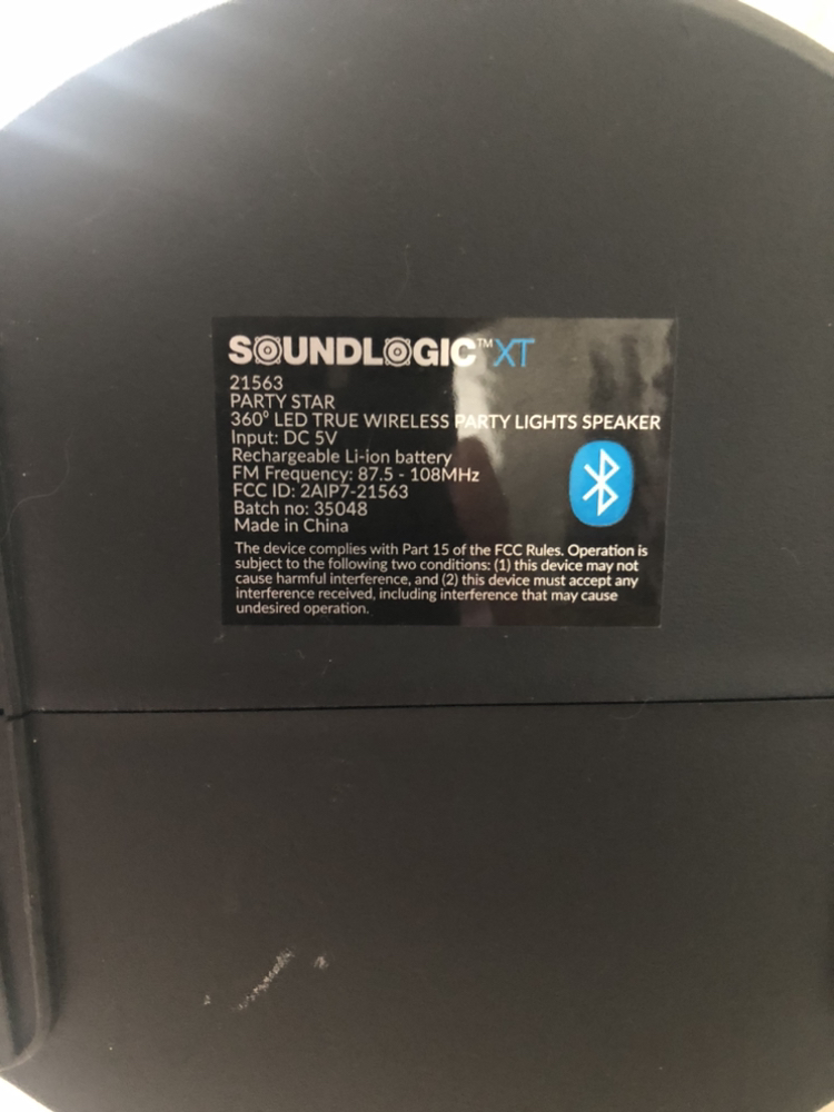 Soundlogic Party Star Speaker System w/ lights image indicator(3)