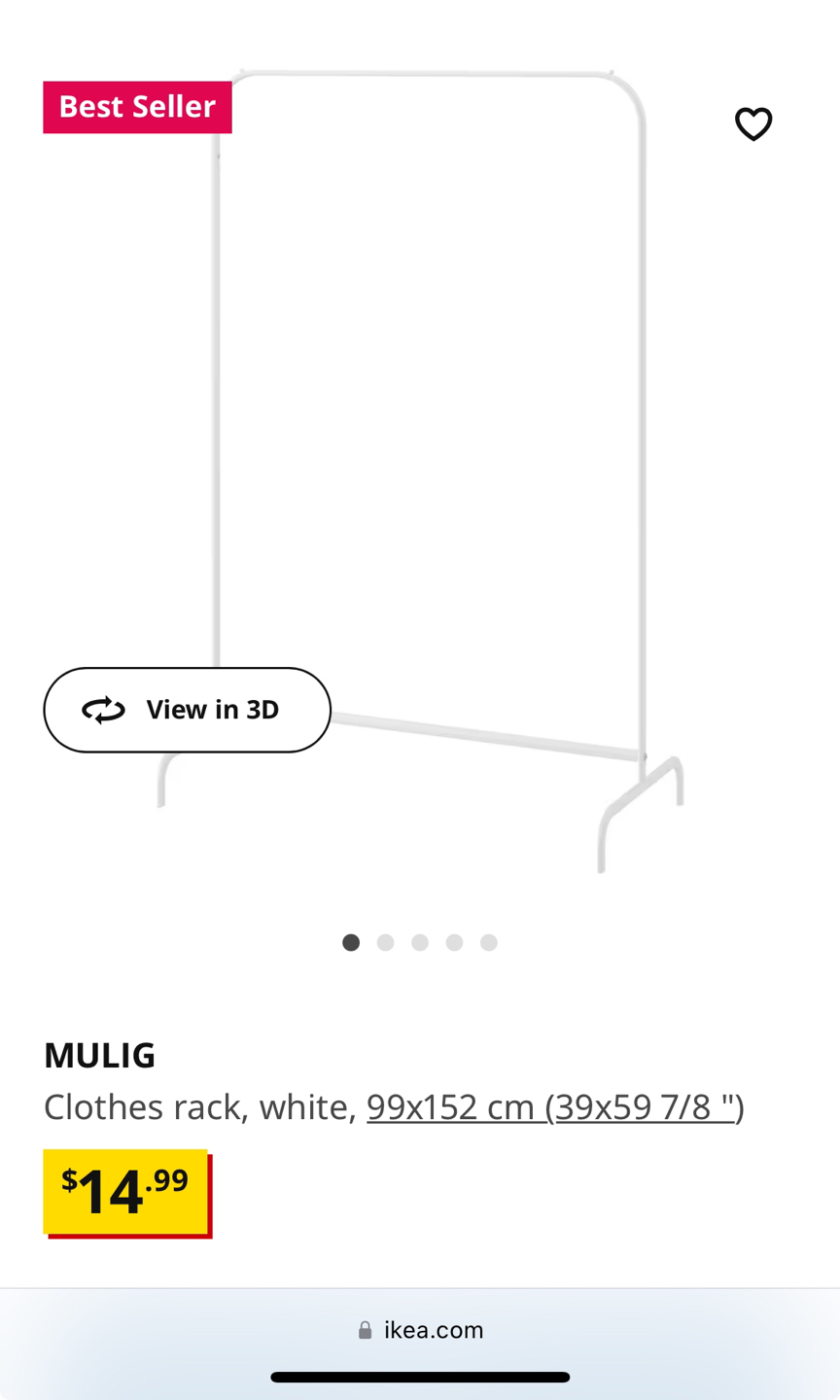 2 Ikea clothes hangers thumbnail