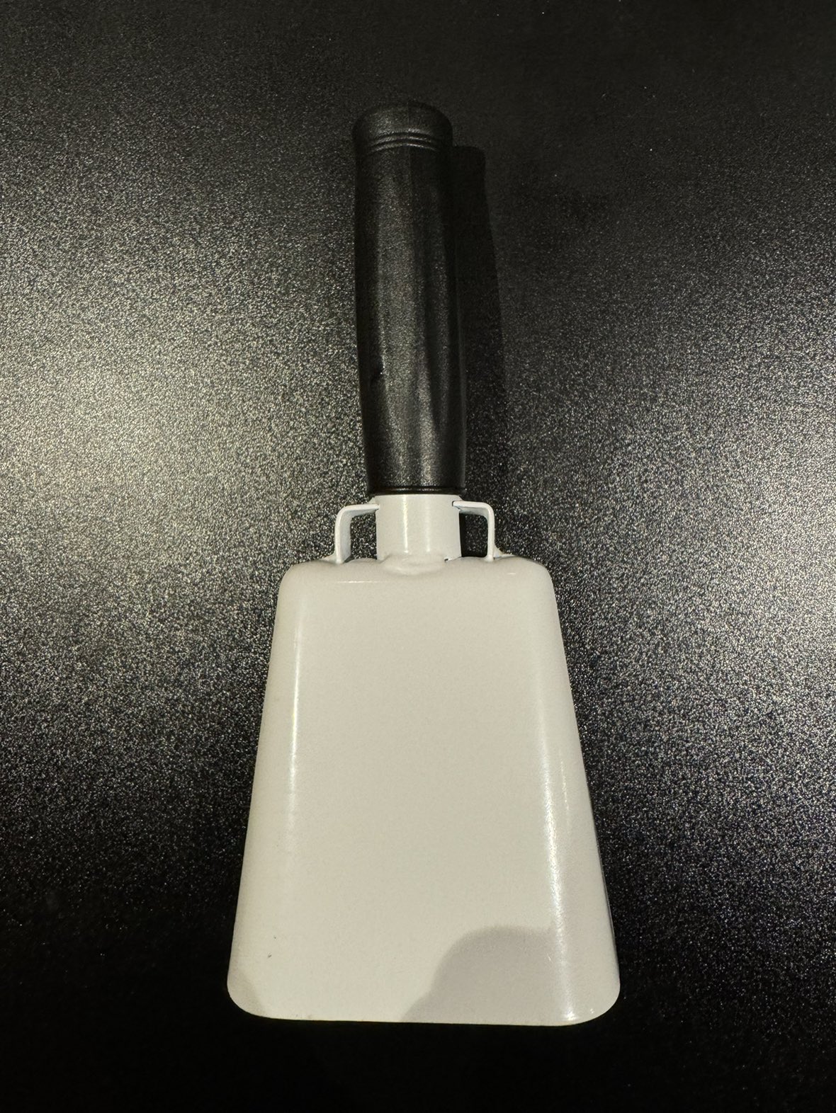 White Coloured Metal Hand Bell
