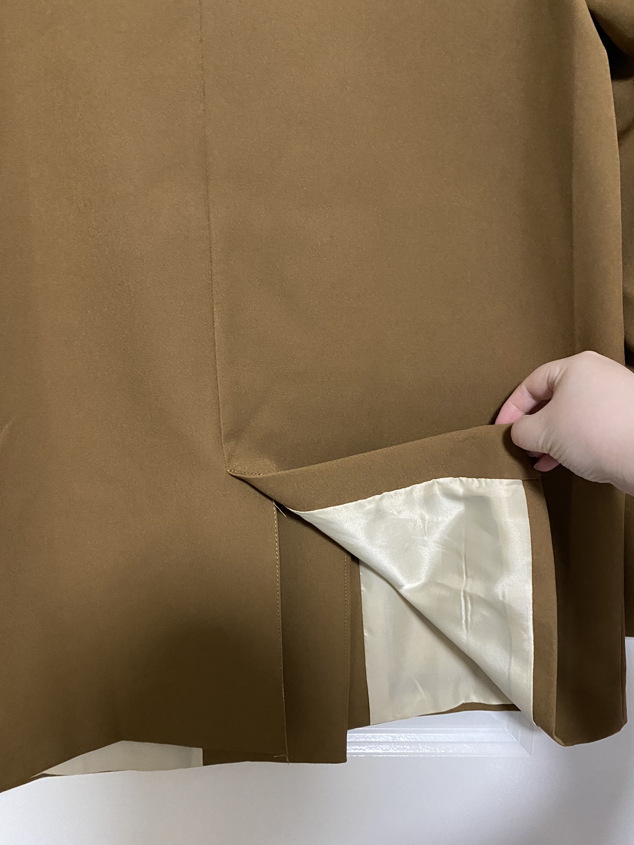 NEW Mocha Brown Blazer image indicator(4)