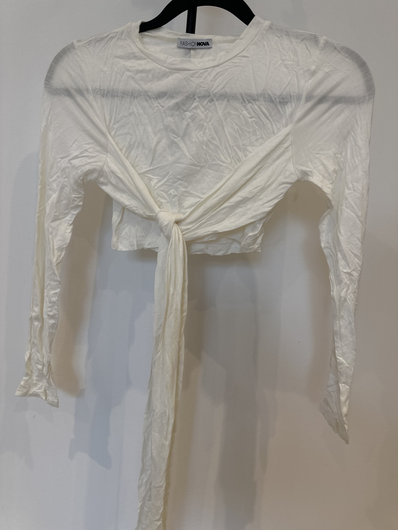 Crop top tie back (s) - photo 4