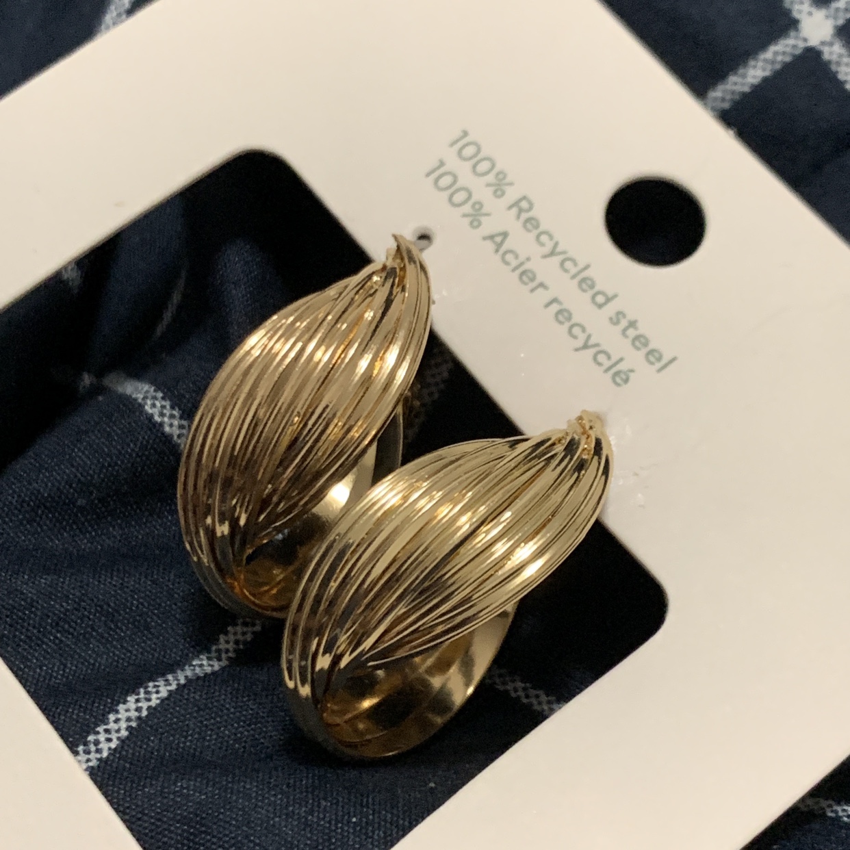 H&M Twisted hoop earrings (never worn) - photo 2