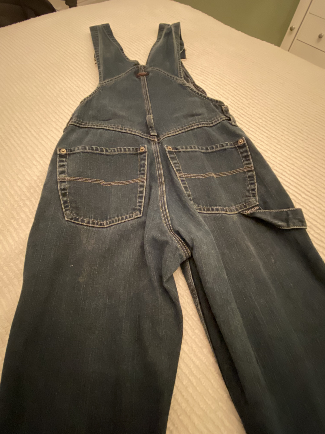 Flared Silver Brand Overalls Ladies Sz. 4 image indicator(5)