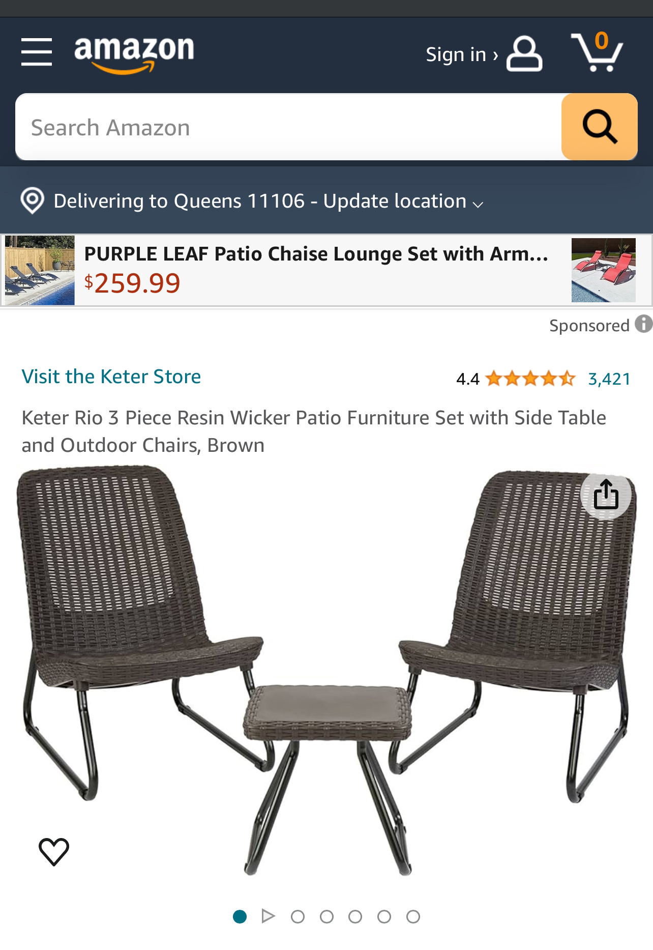 Keter Weatherproof Weather resistant Outdoor Furniture, Cushions image indicator(9)