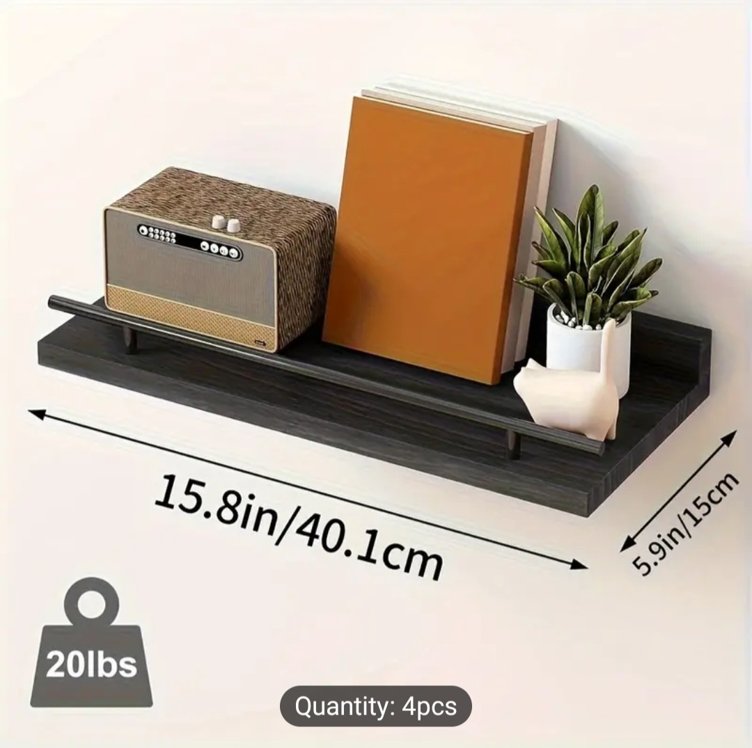 [NEW] 4PC Set Floating Shelves image indicator(9)