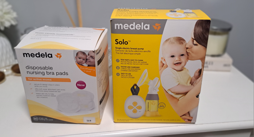 Medella electric breast pump with free nursing pads thumbnail