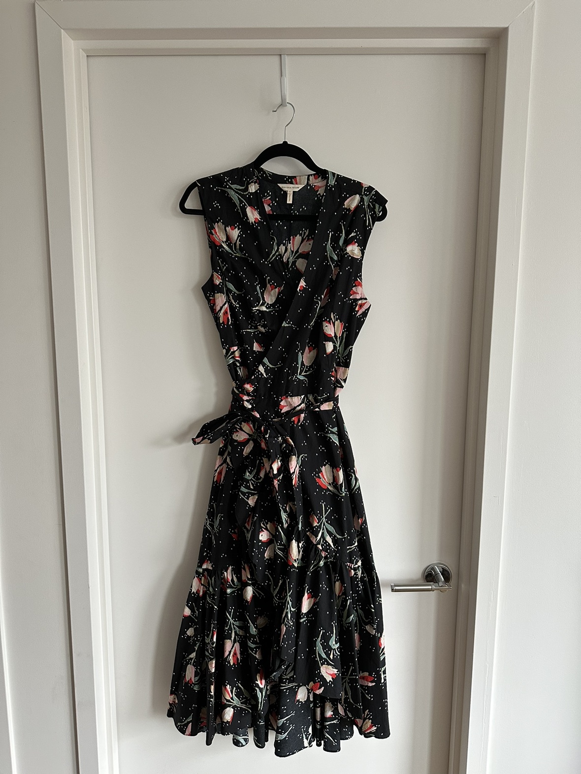 Rebecca Taylor Ikat Wrap Dress (Size 8) thumbnail