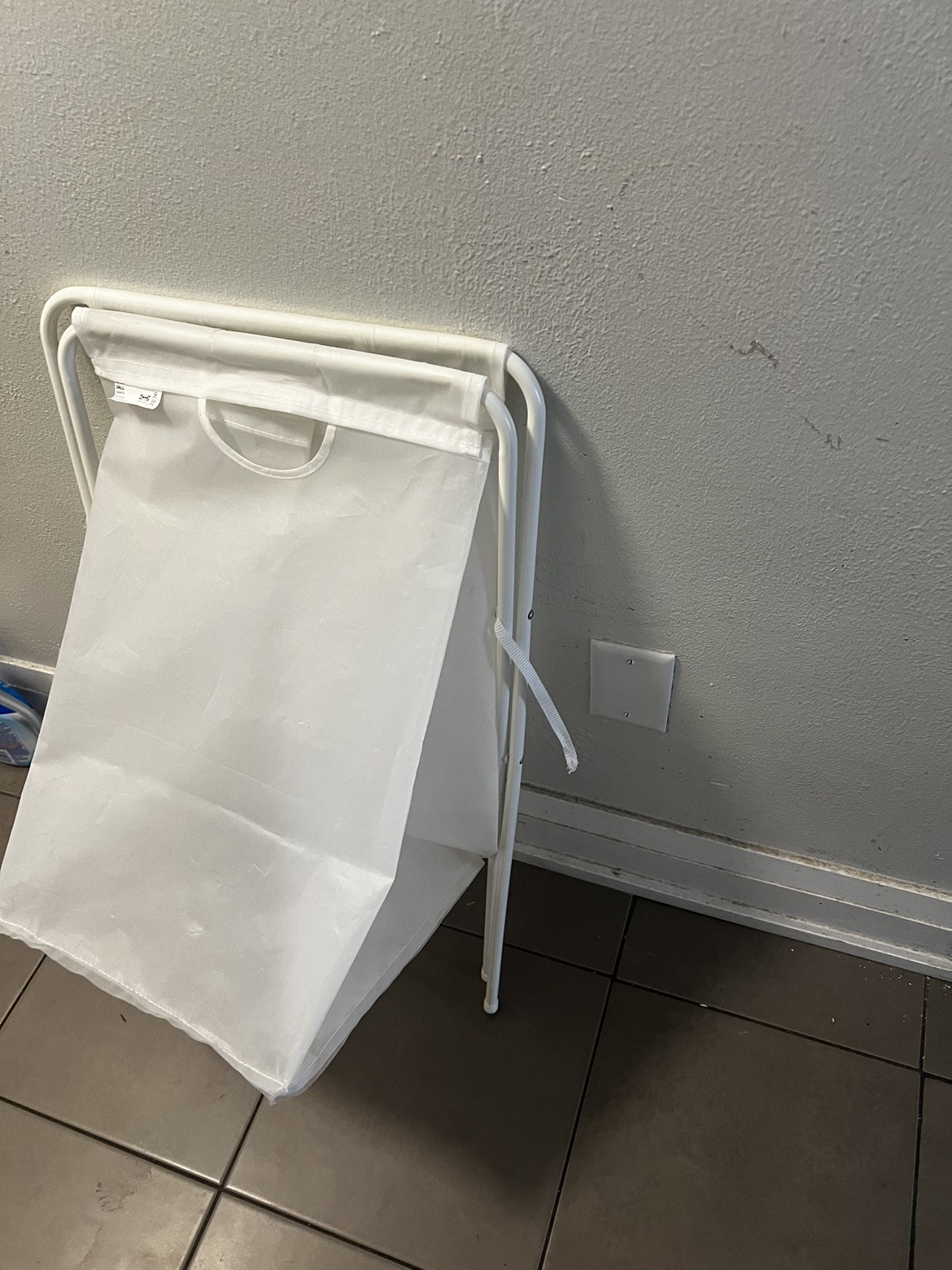 Laundry bag with stand, white, 50 l (13 gallon) - photo 3