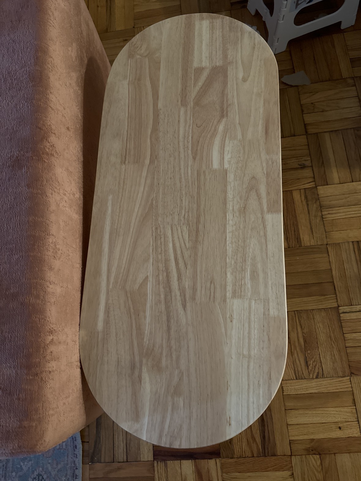 Natural oak bench for dining table - photo 2