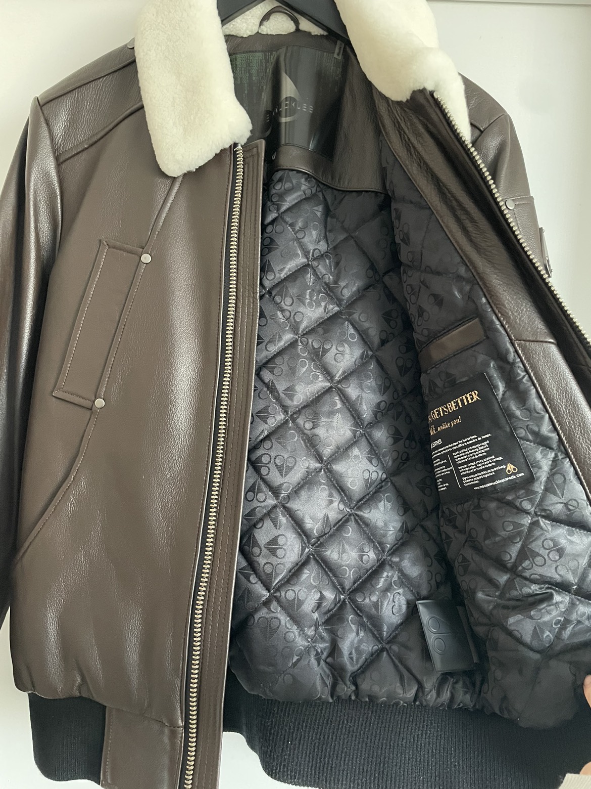 Moose Knuckles Leather Jacket - photo 3