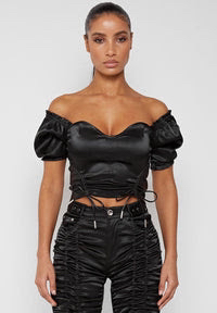 *NEW* Maniere de Voir black Silky top (6) thumbnail
