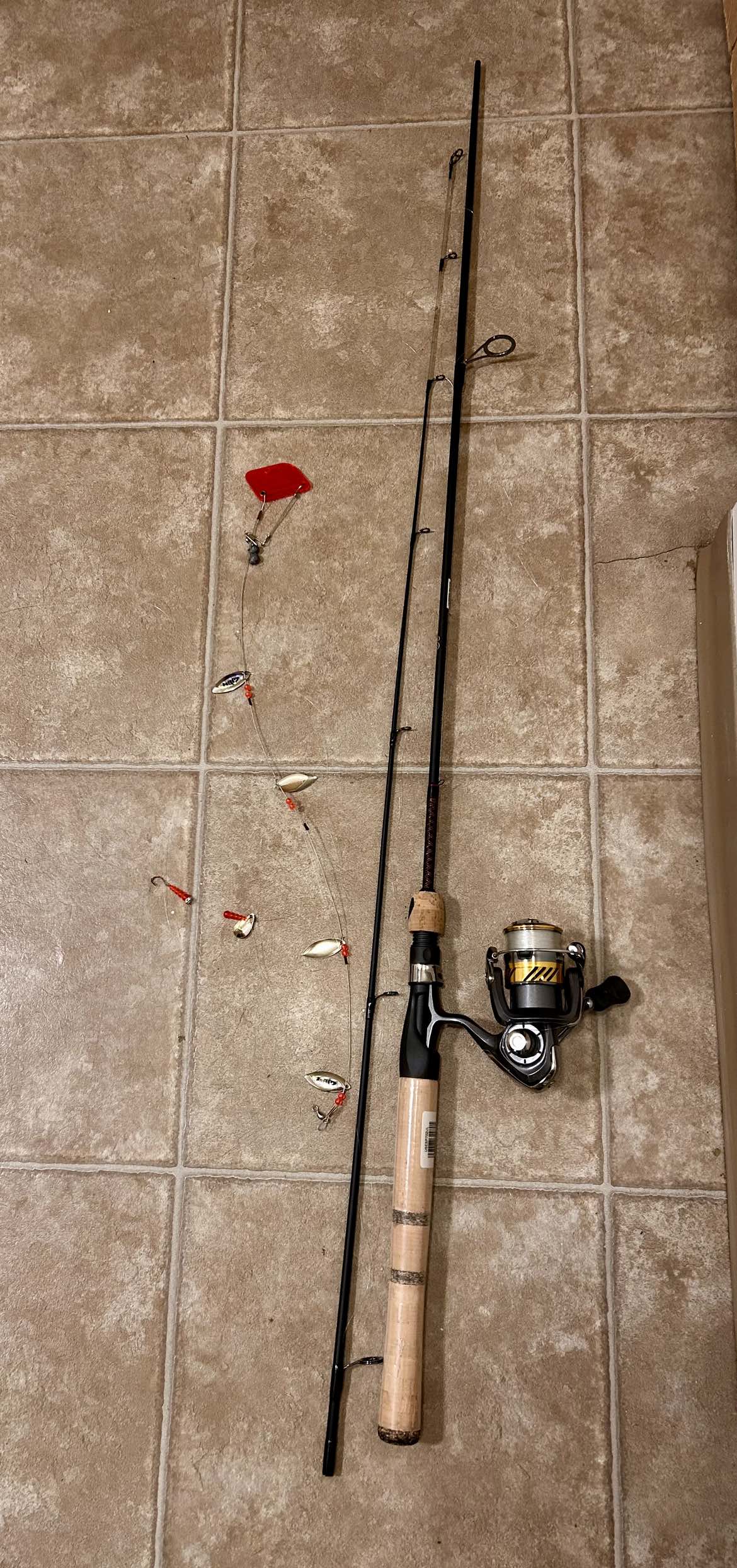 Fishing rod, reel and case - photo 3
