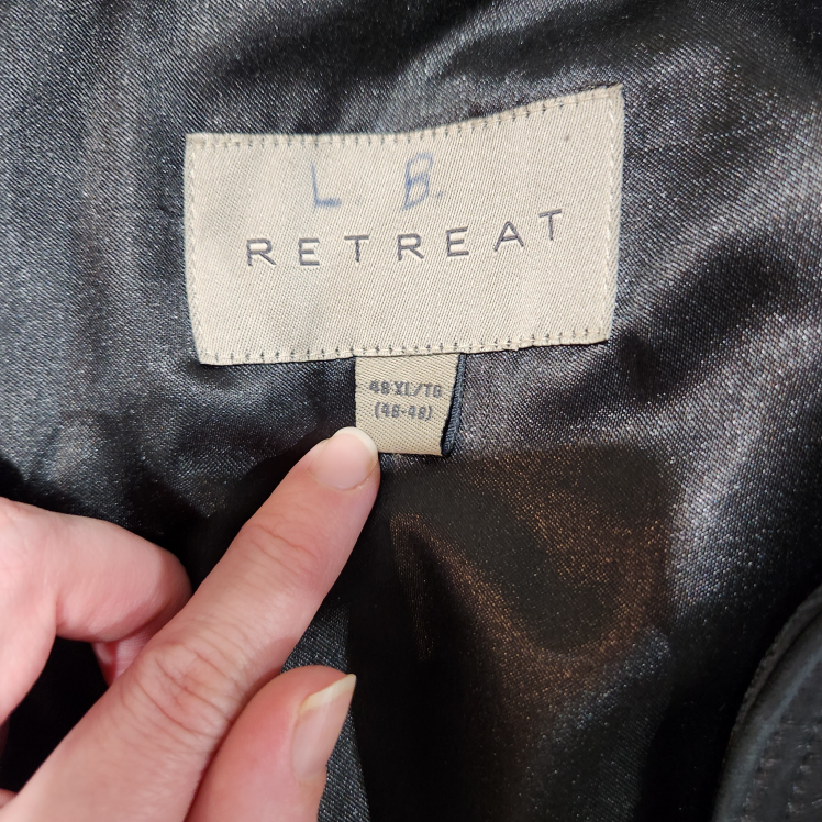 Men's leather jacket - photo 2