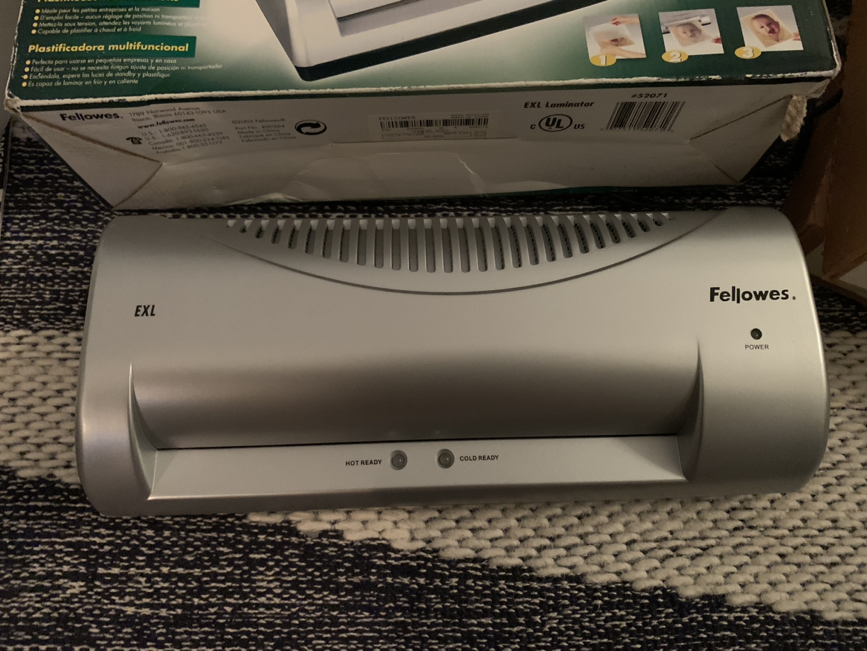 Laminator + Laminator Pouches Included - photo 2