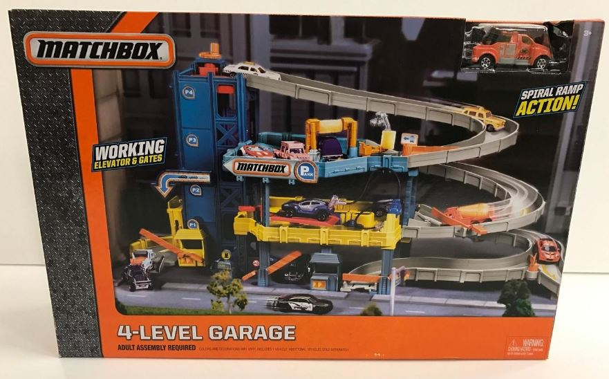 Brand new Matchbox Cars Playset 4-Level Toy Garage