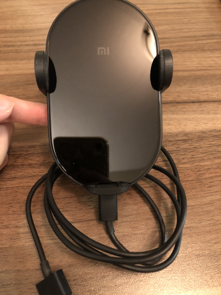 Mi Fast Wireless Car Charger with Phone Holder Quick Charge thumbnail