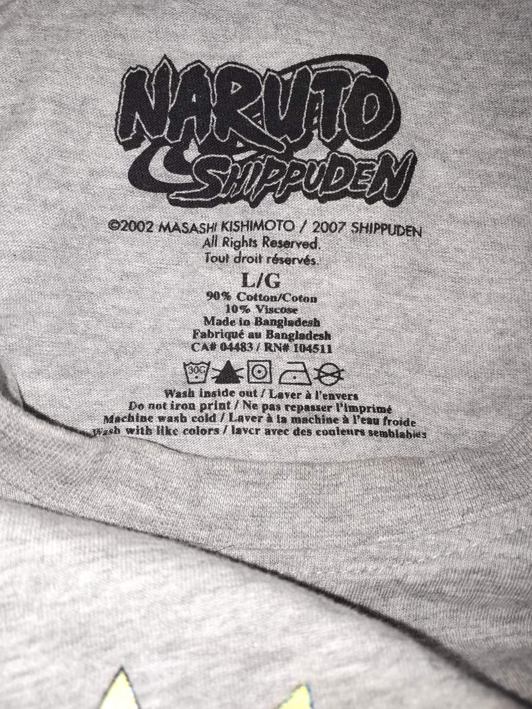 VINTAGE 2002 "NARUTO SHIPPUDEN" Anime Tee. #L image indicator(2)