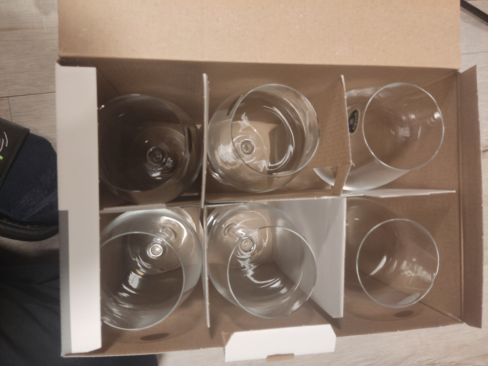 red wine glass 6  x 500ml - photo 2