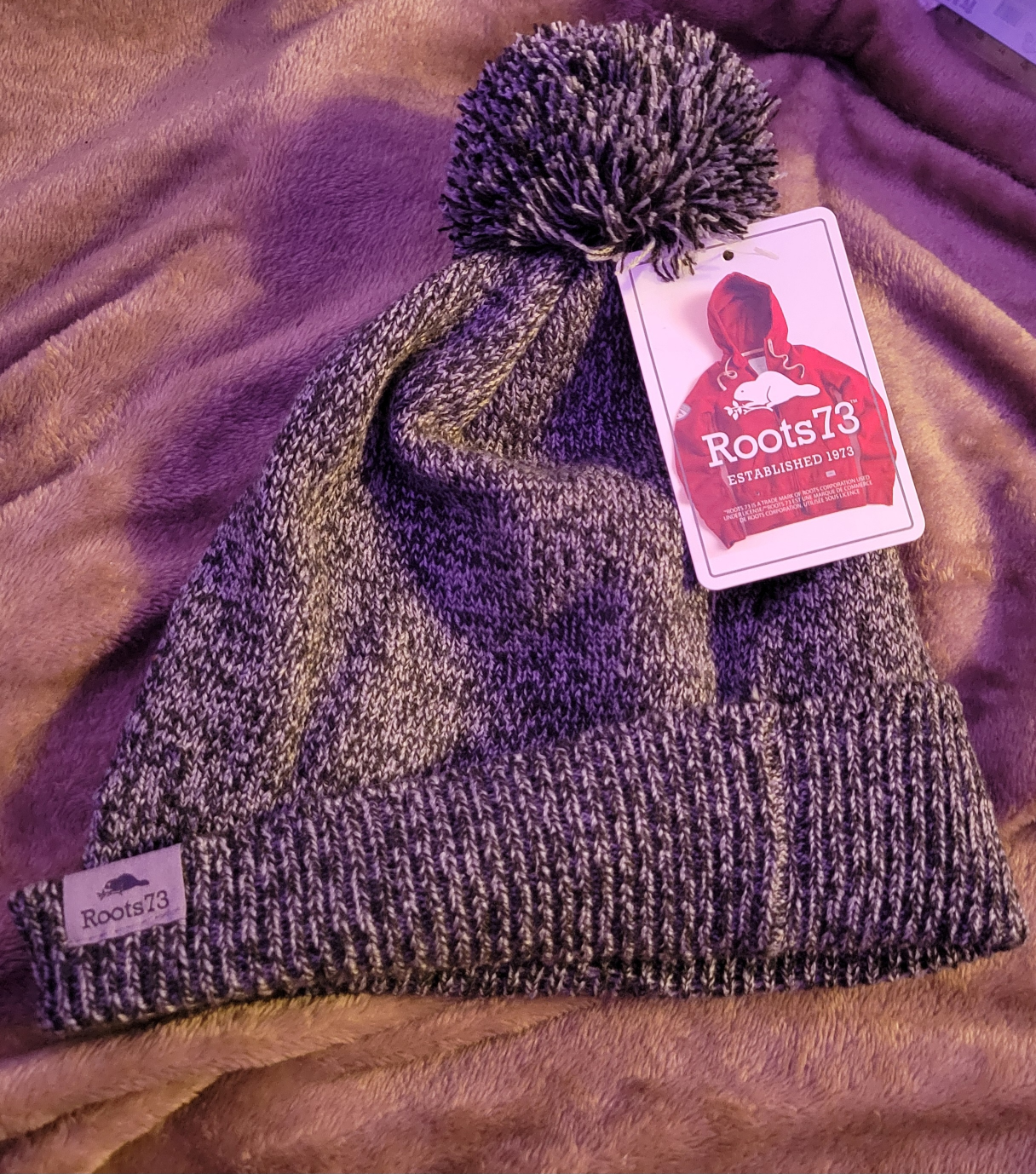 Roots73 Grey Beanie thumbnail