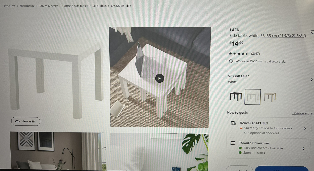 IKEA Side Table 55x55cm - photo 4