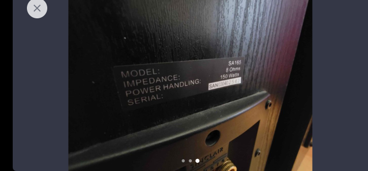 Sinclair Audio tower speakers - photo 3