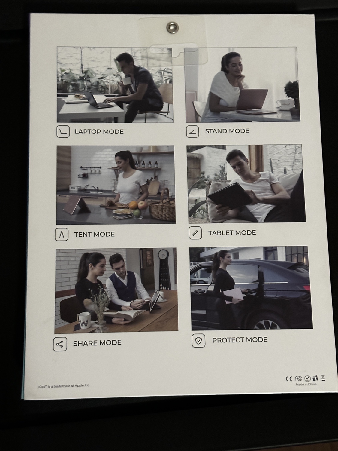 7-in-1 Keyboard case for iPads image indicator(3)