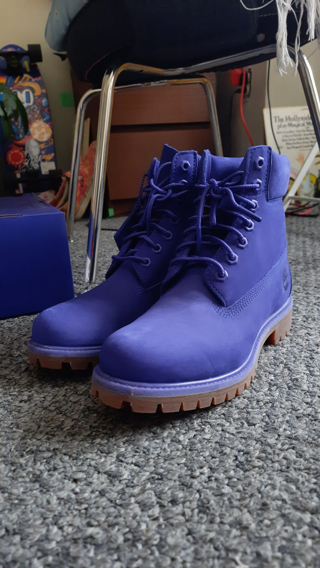 Brand New Limited Edition Blue Timberland Premeium Boots.