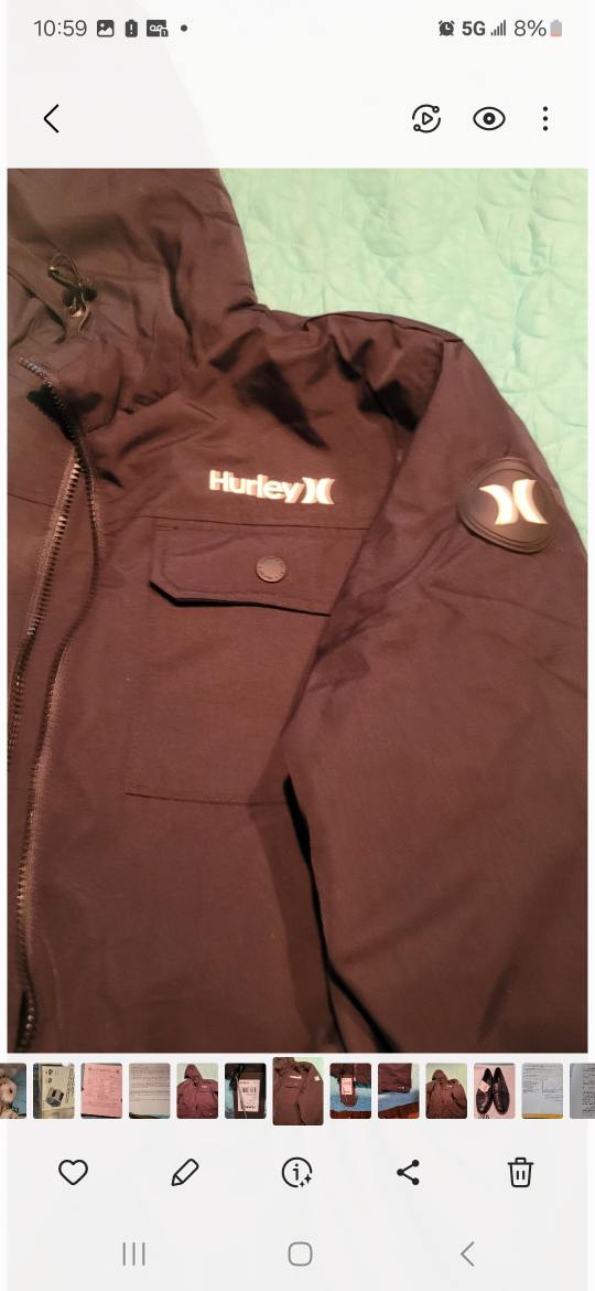 Hurley men's winter jacket
