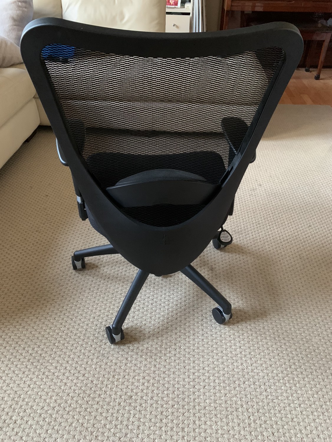 Black Adjustable Office Chair - photo 2