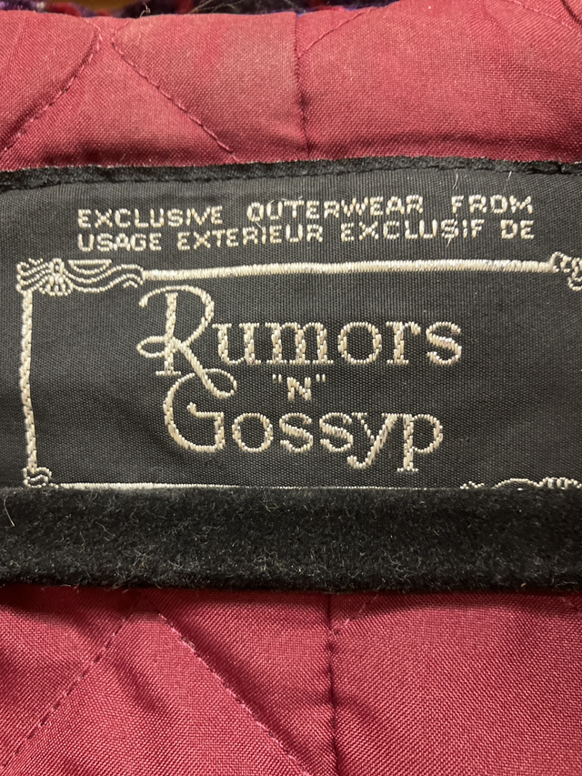 Rare Vintage 90s Jacket Rumors N Gossyp image indicator(6)