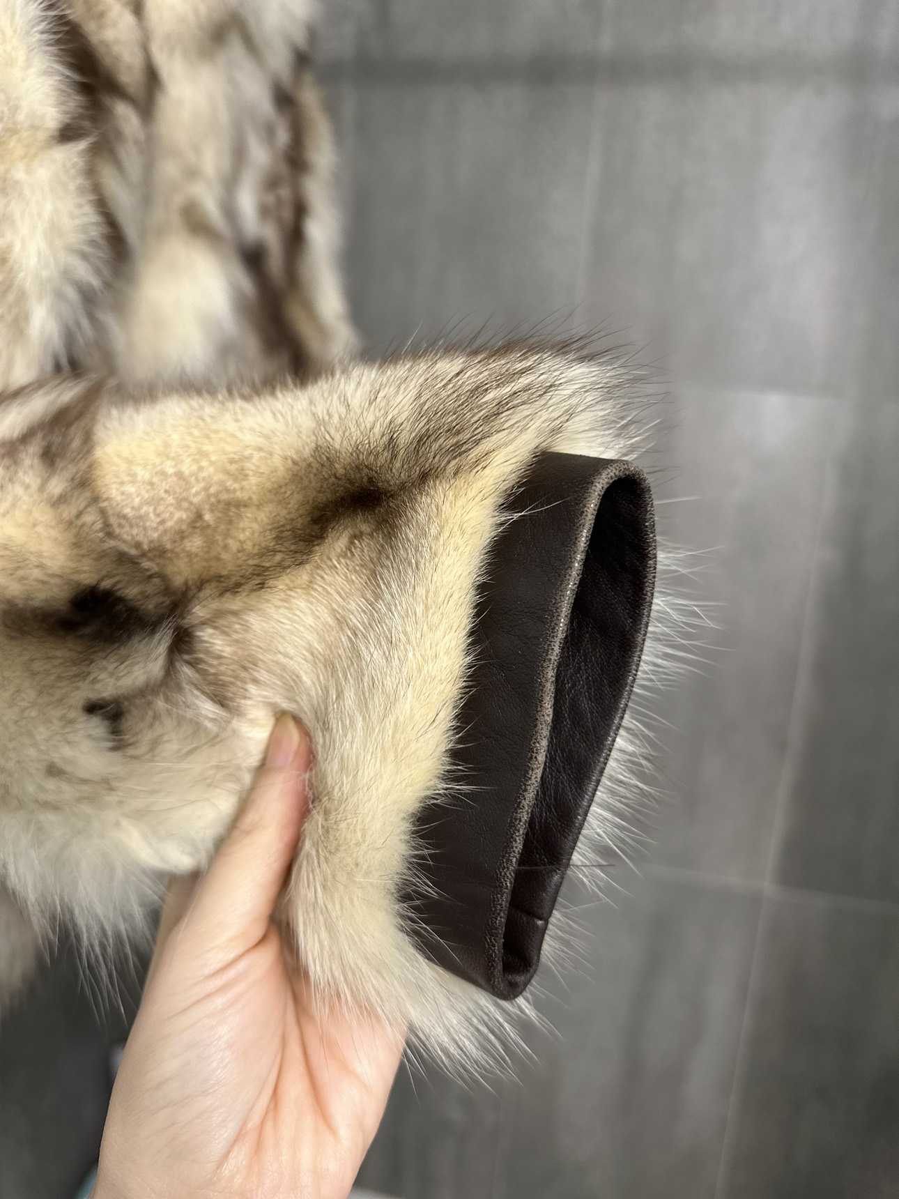 Luxurious Rabbit Fur Coat image indicator(6)