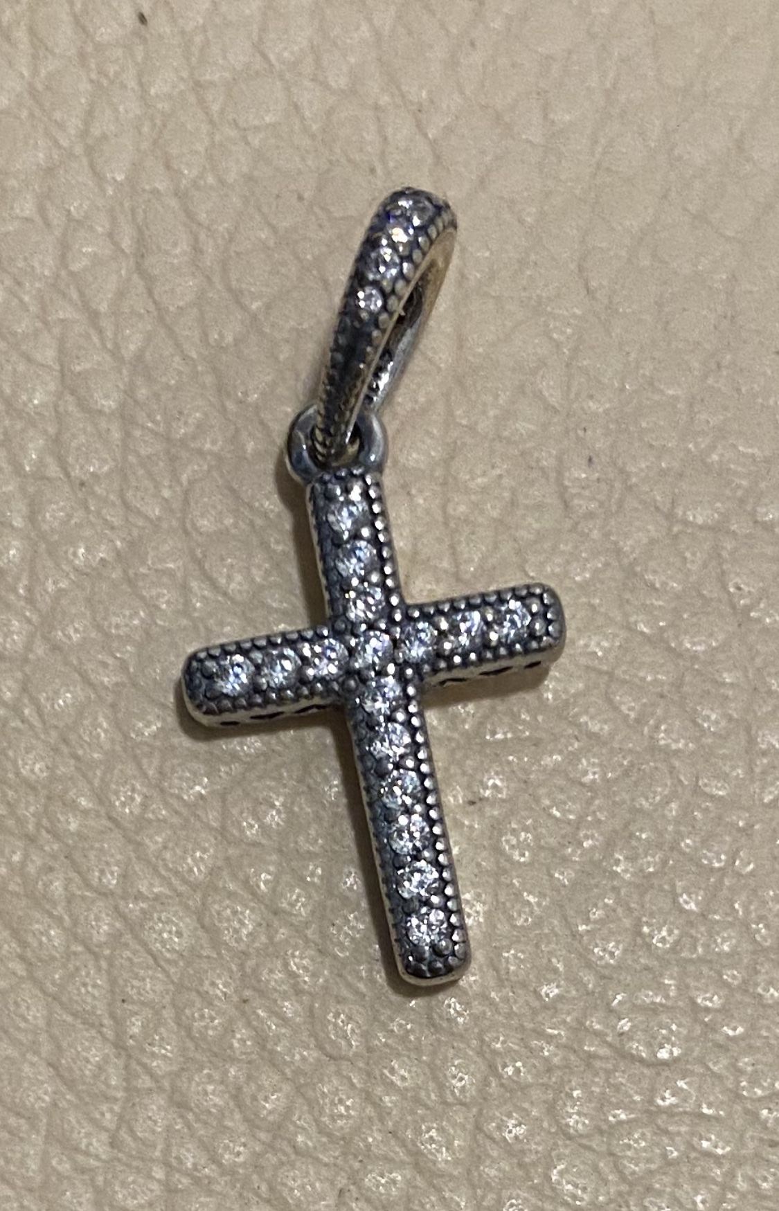 Pandora - Sparkling Cross Pendant/Charm - photo 2