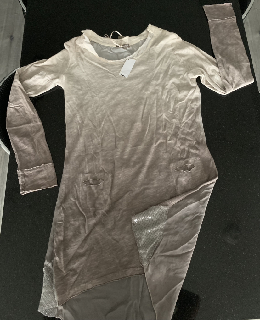 Beige Tie Dye Long Tuni - Brand New