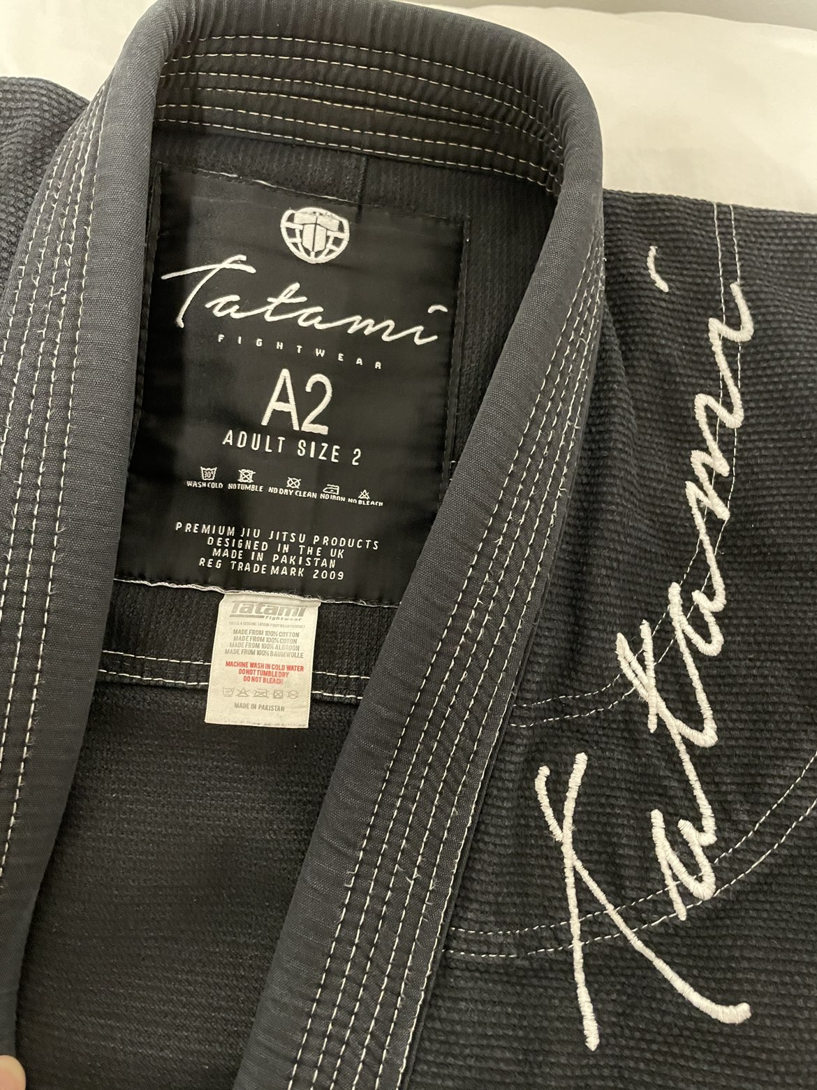 A2 TATAMI Gi Kimono Black - BJJ - photo 3