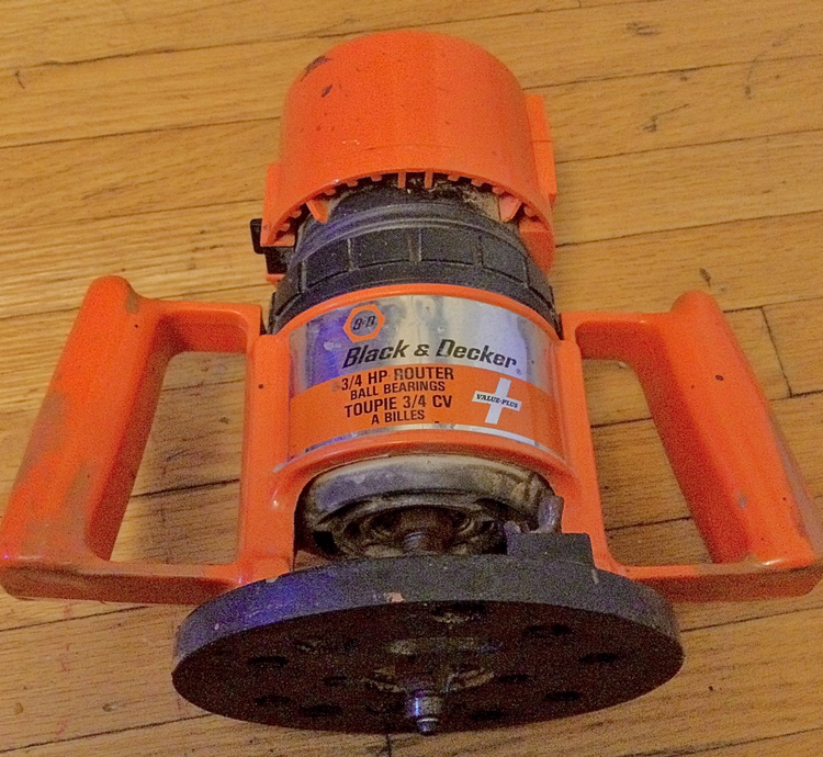Black and Decker Routor 3/4 power tool, Works Good