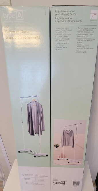 Garment Rack Box Packed