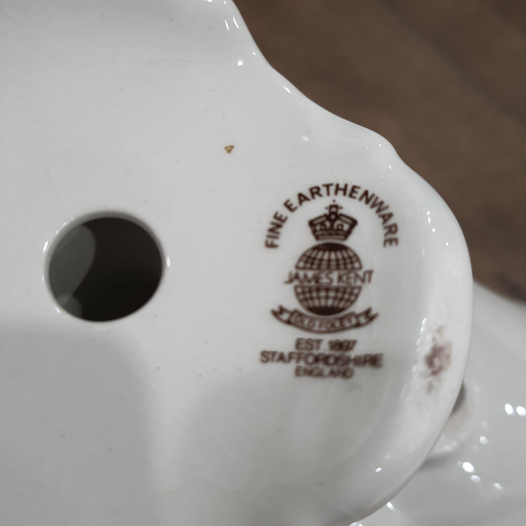 Antique English Porcelain Compote, 19th Century, - photo 4
