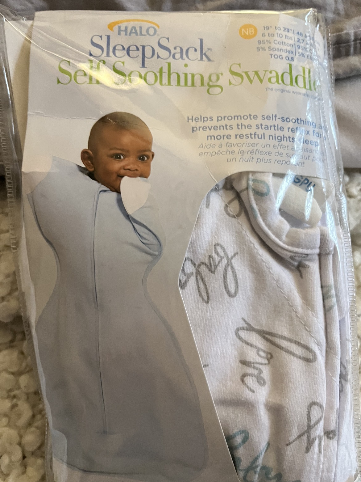 Halo - Brand New Infant newborn sleep sac thumbnail