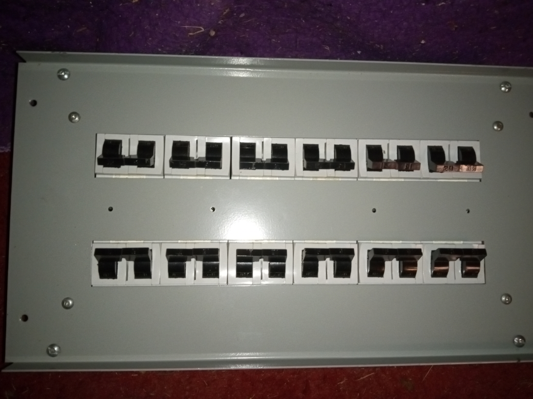 ELECTRICAL CIRCUIT BREAKER PANEL 2PC SET $80 image indicator(3)