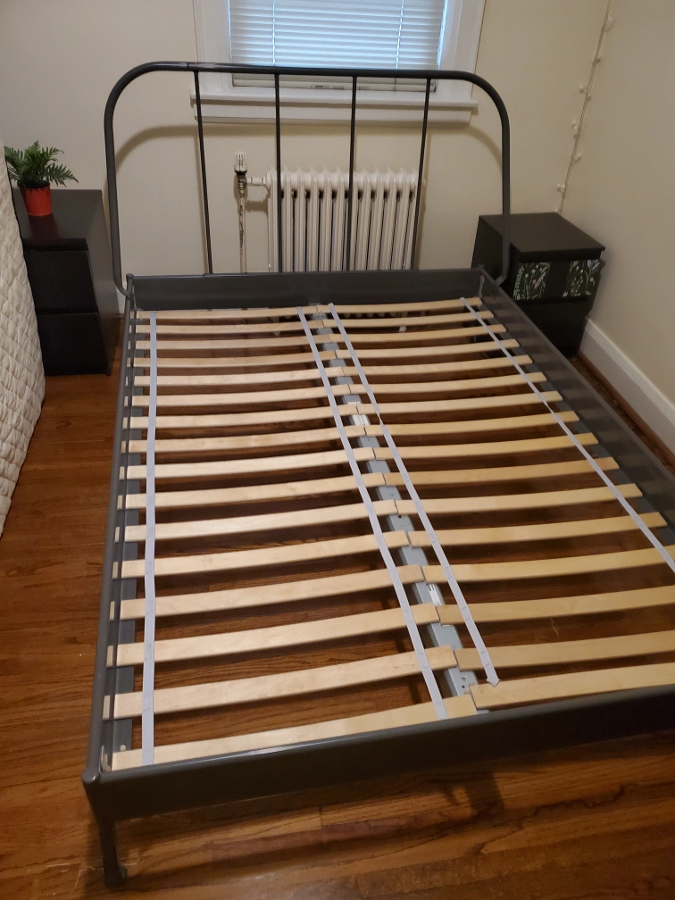 Ikea KOPARDAL Bed frame (Size: full/double, Color: Gray) | Karrot Ikea KOPARDAL Bed frame (Size: full/double, Color: Gray) | Karrot