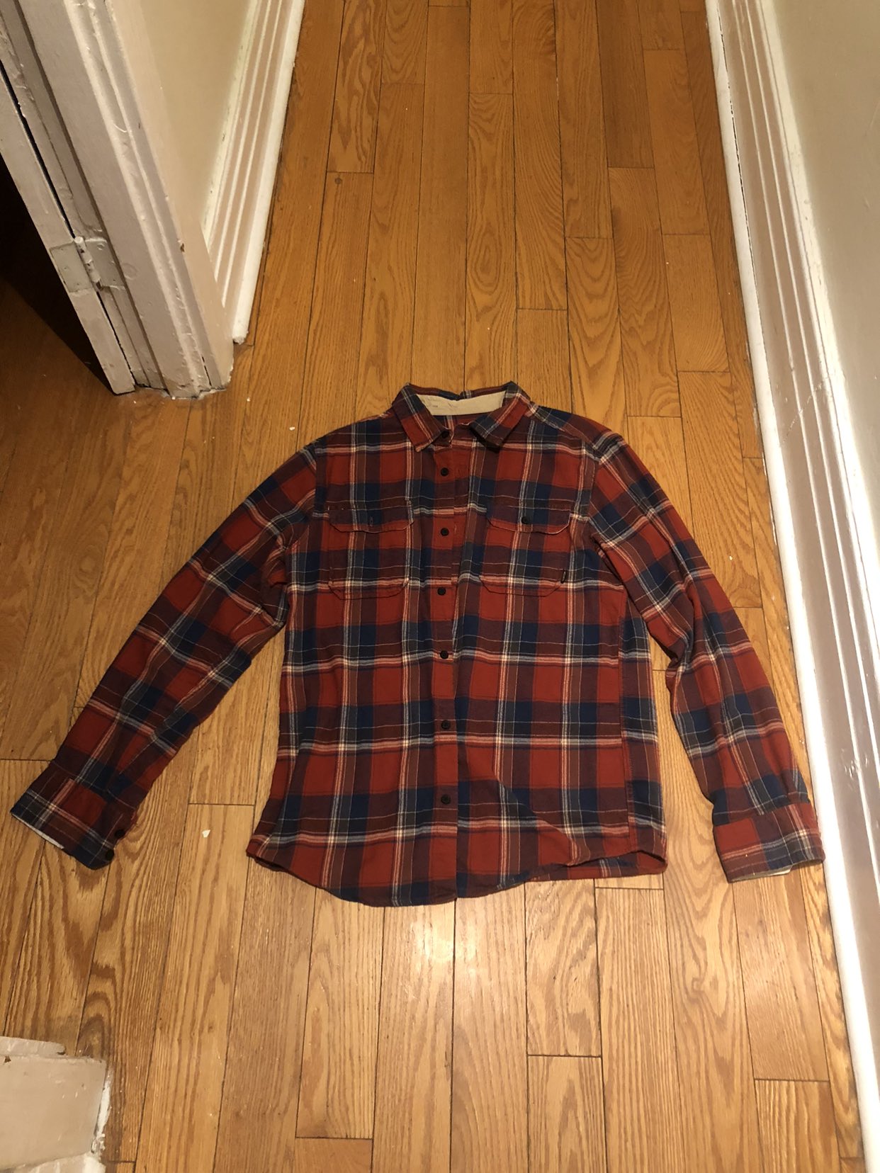 Burton plaid flannel thumbnail