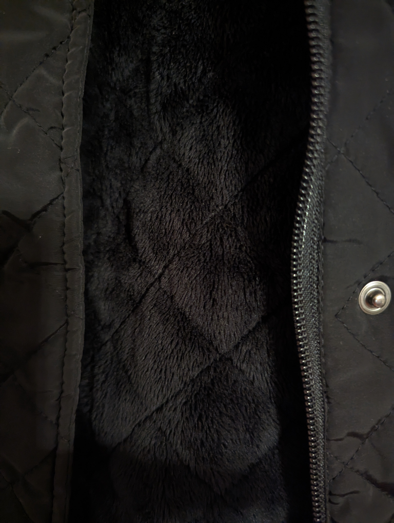 Women quilted  black jacket - photo 5