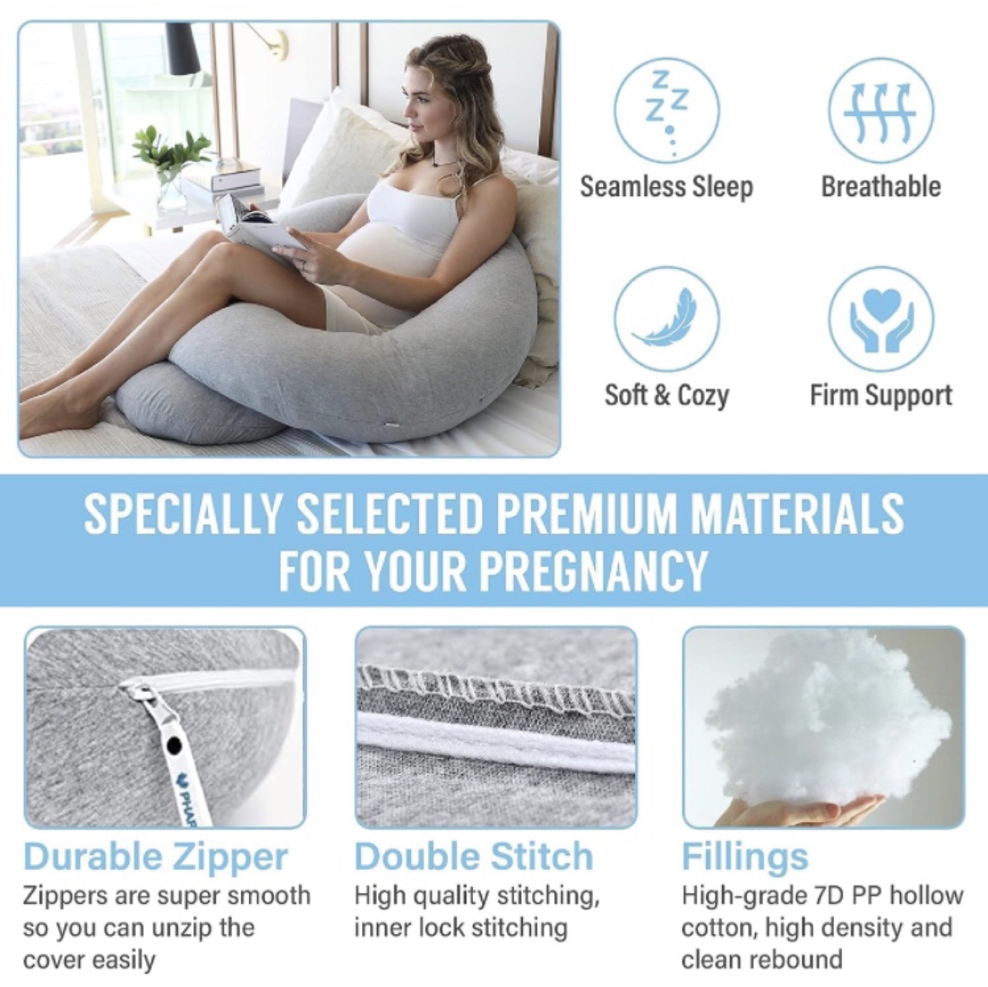 C-Shape Pregnancy Pillow #freecycle - photo 2