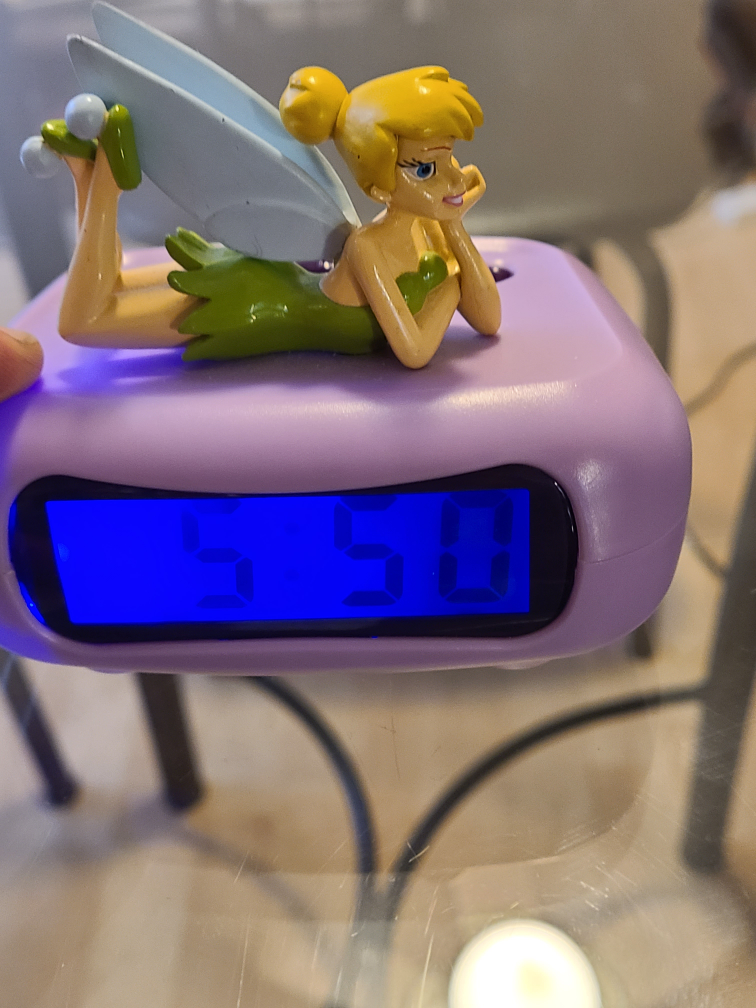 Tinkerbell child's alarm clock w/ batteries thumbnail