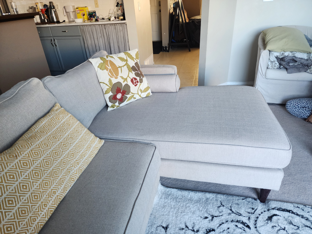 L shaped left sided sofa - photo 4